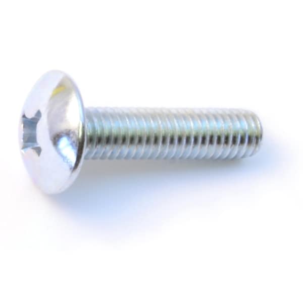 Midwest Fastener M6-1.00 x 25 mm Phillips Truss Machine Screw, Zinc Plated Steel, 15 PK 31324 - main